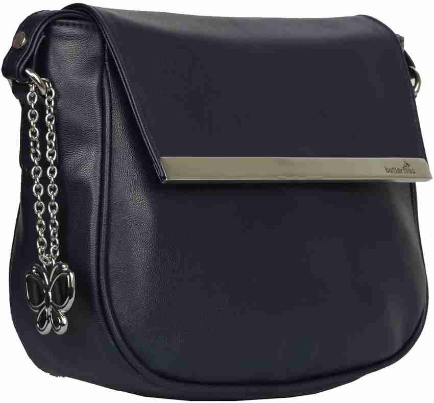 Butterflies Blue Sling Bag Ladies Butterfly Purse Branded Ladies