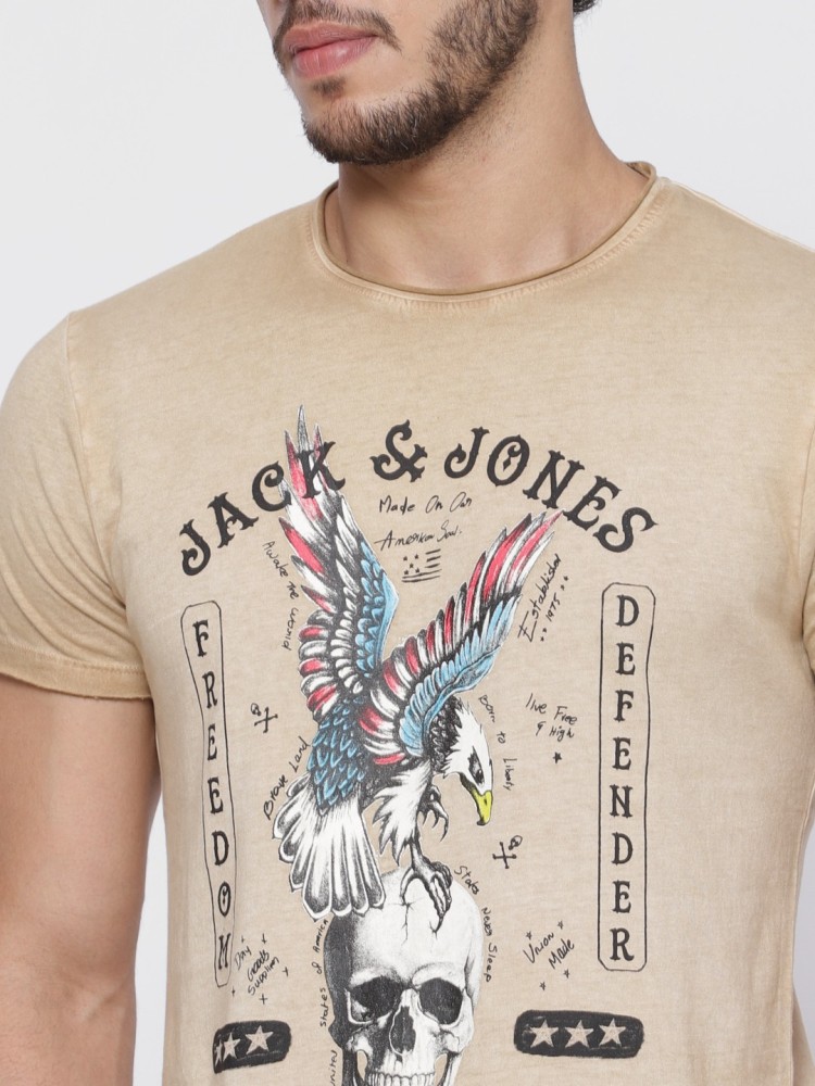 Jack jones skull t shirt hot sale