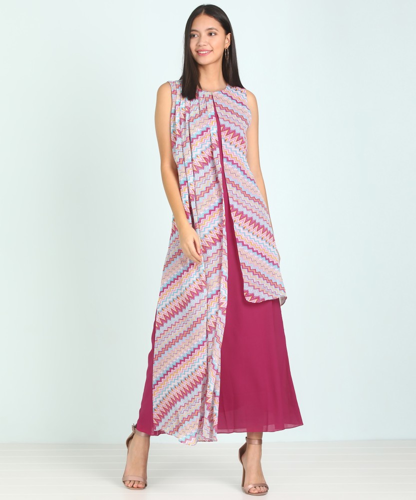 Flipkart athena shop women's maxi dress