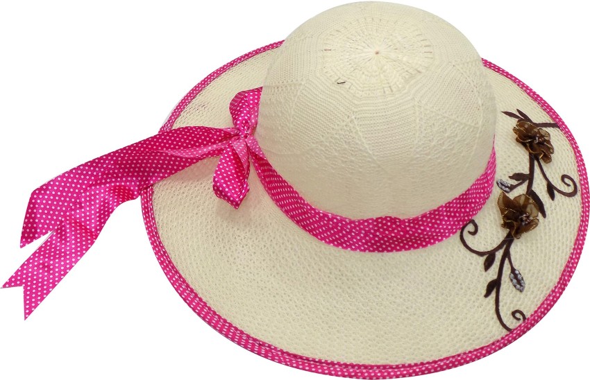 RAAYA Long Brim Hat for Girls Summer Use Hat for Beach Price in