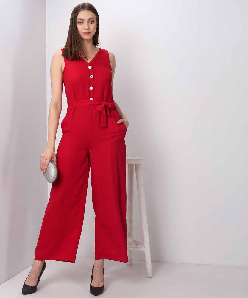 Vero moda best sale red jumpsuit