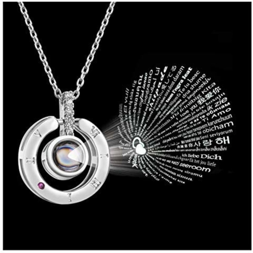 Necklace in hot sale different languages