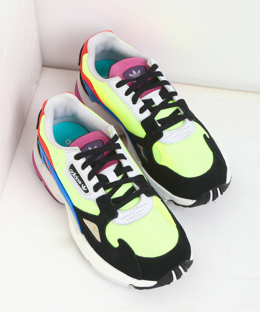adidas falcon black multicolor