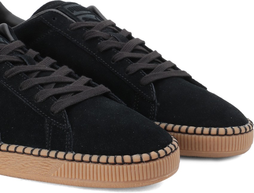 Suede classic blanket stitch trainers on sale