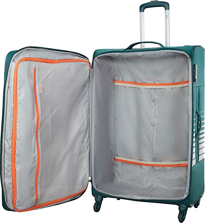 VIP Orbit 4W Exp Strolly Expandable Check in Suitcase 4 Wheels 32 inch Emerald Green Price in India Flipkart