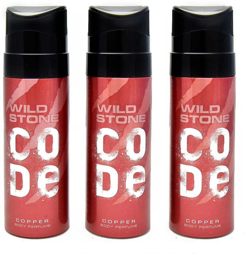 Wild Stone COPPER PACK OF 3 Perfume Body Spray For Men