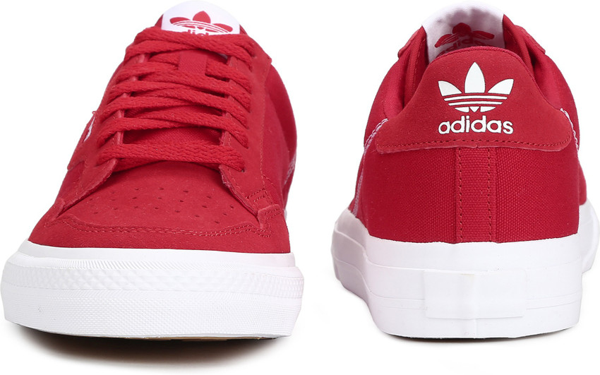Adidas continental vulc red outlet