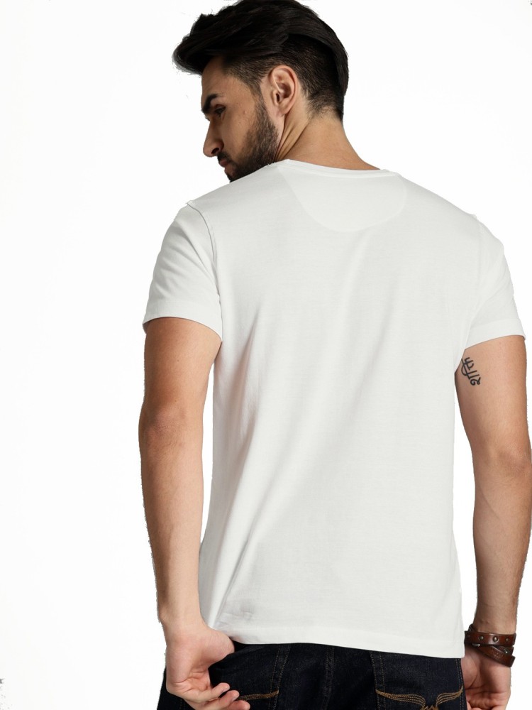 Men's T-Shirts Men Solid Round Neck Tee T-Shirts for