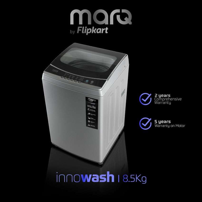 MarQ by Flipkart 8.5 kg with Turbo Wash Fully Automatic Top Load