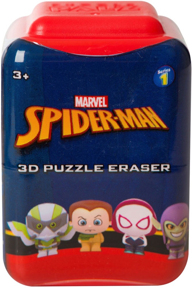 MARVEL SPIDER-MAN 3D PUZZLE ERASER PUZZLE PALZ SINGLE SPIDER-MAN NEW