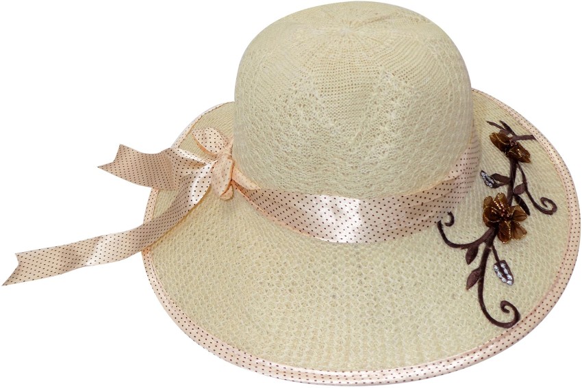 Sun Hats for Women Large Wide Brim Bowknot Straw Cap India | Ubuy