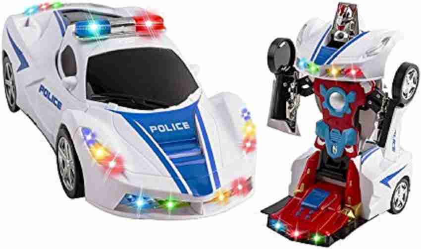Robot police car toy discount