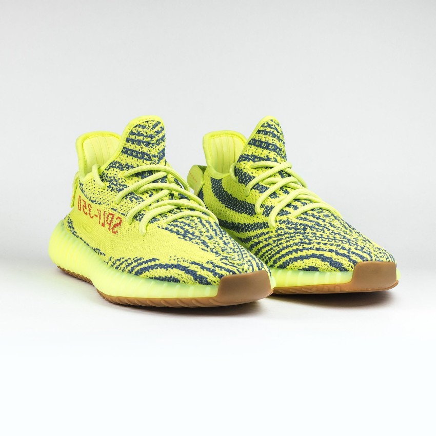 Yellow best sale yeezy shoes