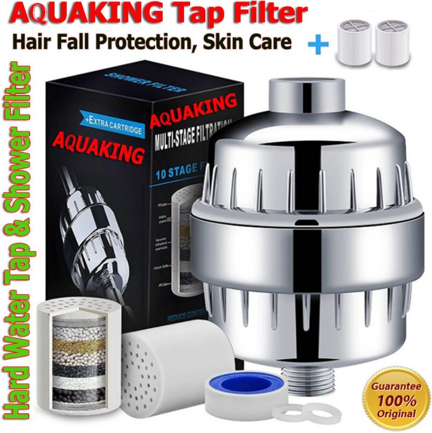AquaKing Hard Water Shower and Tap Filter Reduces Media Filter