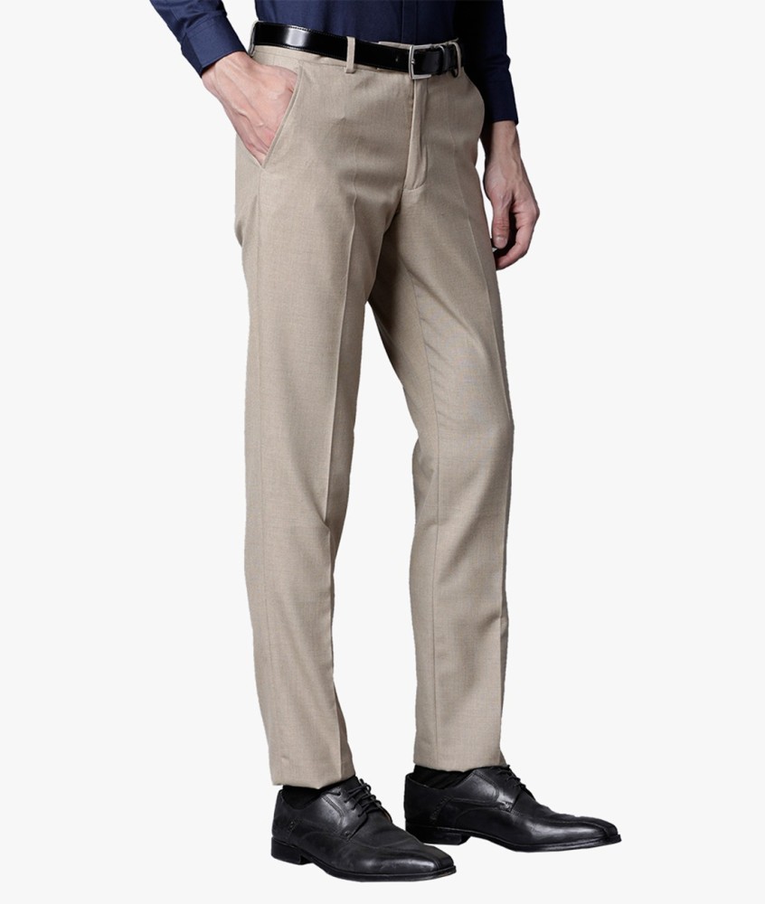 Buy Black Coffee Mens Formal Trousers 11120001424963BCTR00369038W X  33LCharcoal at Amazonin