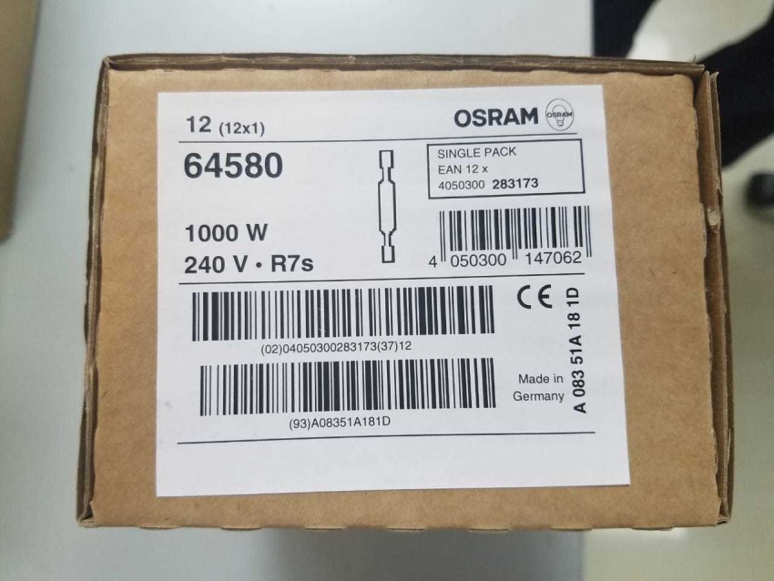 Osram R7S 1000 watts