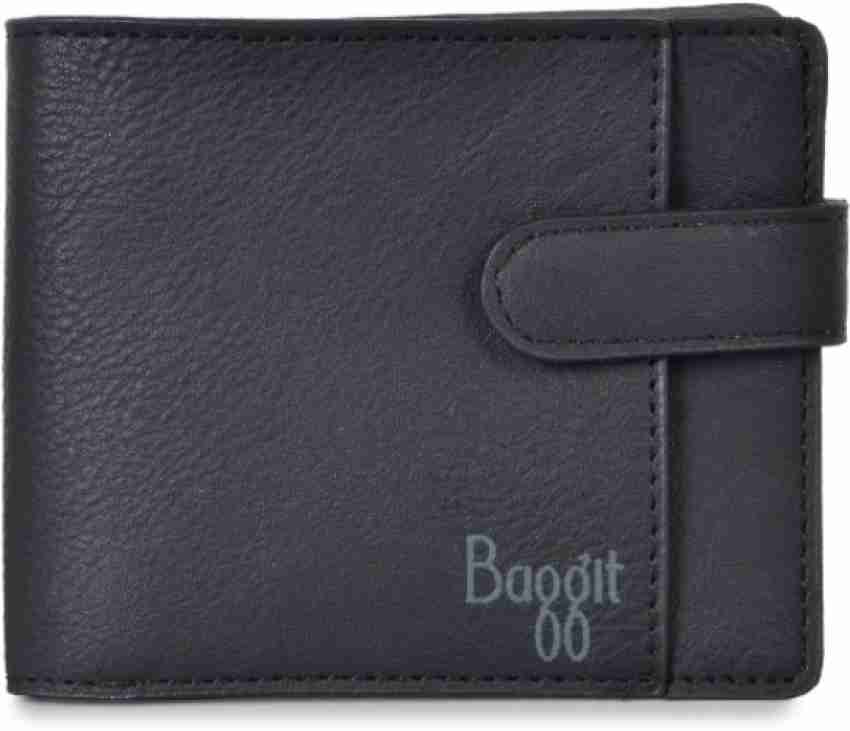 Baggit Men Casual Black Artificial Leather Wallet Black Price in India Flipkart