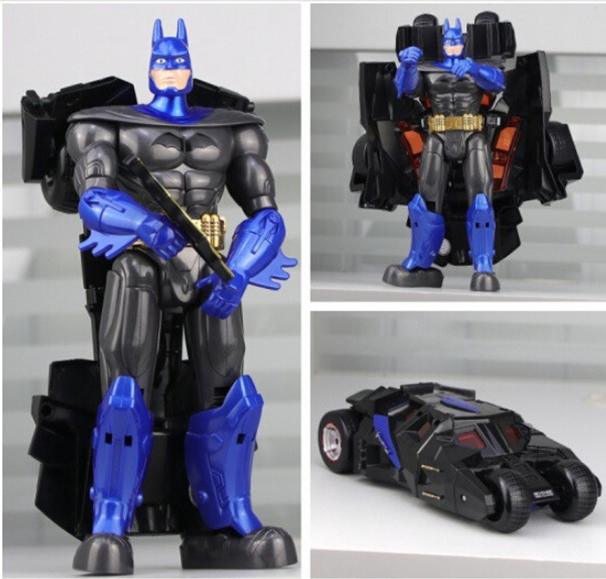 IndusBay BatMan Car Transformers Action Figure Movie Masterpiece Transformer Robot Autobots Toy Creative Toy Gift for Kids Boys BatMan Car Transformers Action Figure Movie Masterpiece Transformer Robo...