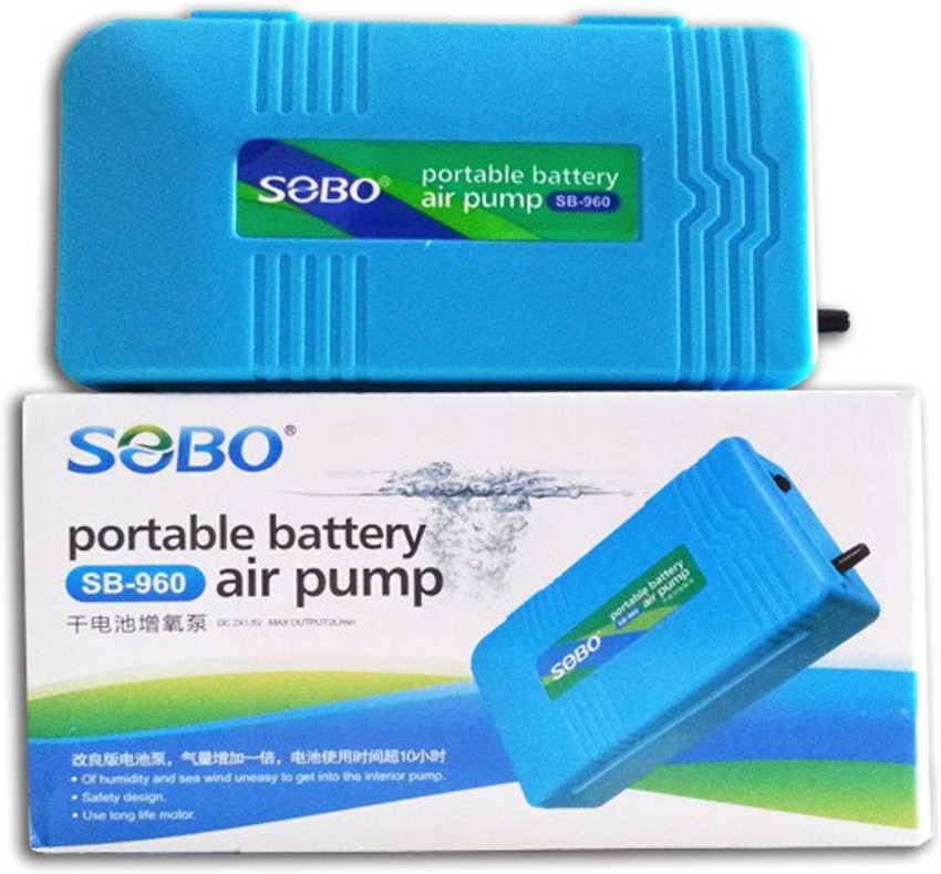 Battery powered top aquarium filter