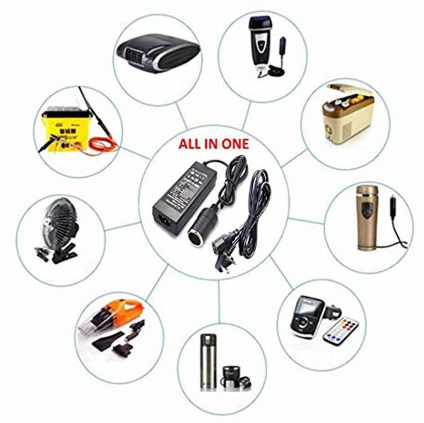 HSR 240-12-6A AC - DC Car Power Converter Adapter with Cable Car Inverter  Price in India - Buy HSR 240-12-6A AC - DC Car Power Converter Adapter with Cable  Car Inverter online