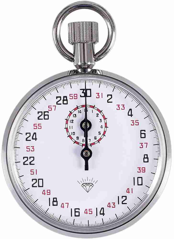 Parshv Diamond Analog Diamond Metal Stopwatch Imported specially