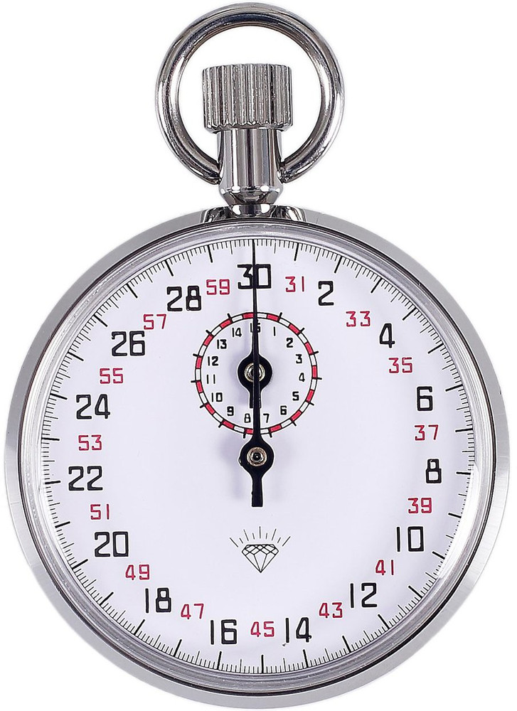 Parshv Diamond Analog Diamond Metal Stopwatch Imported specially