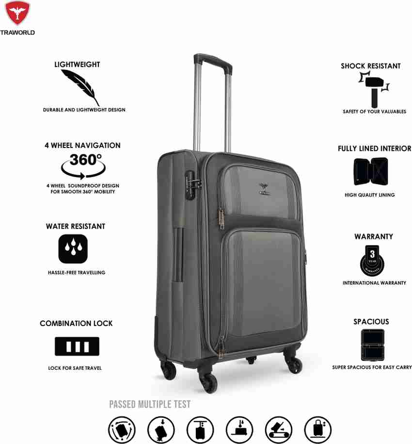 Traworld trolley bags 24 inches hotsell
