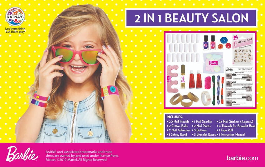 Barbie nail hotsell kit