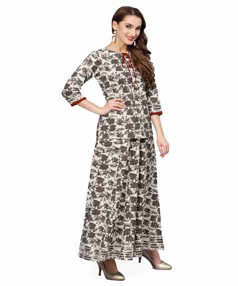 Fancy Ladies Kurti With Skirt at Rs.800/Piece in jaipur offer by