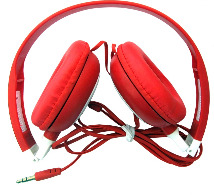 laxes Grand classic headphone with super sound quality red Wired