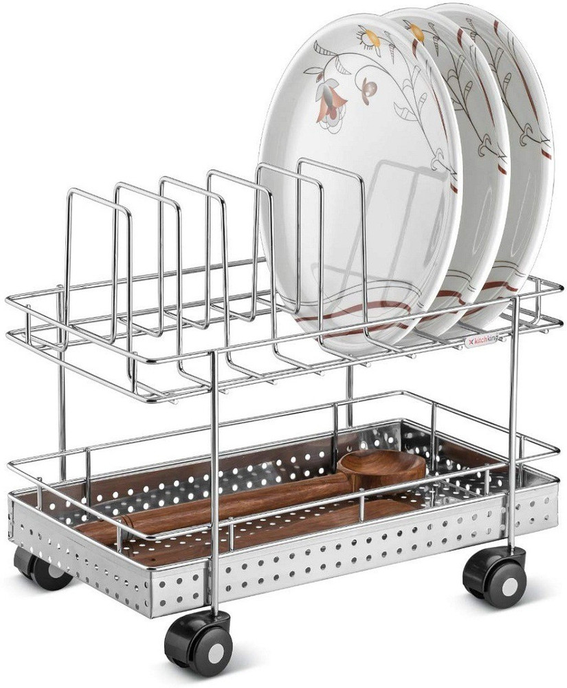 OFFER SALE Plate Kitchen Rack Steel 2 layer dish drying rack Price