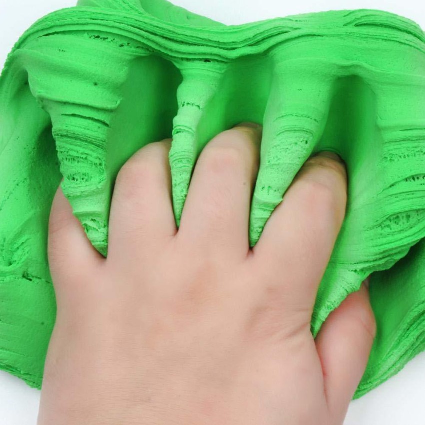 Juliana Fluffy Stretchy Non Sticky Scented Green Slime Putty Toy in Small  Size (50 GM) Green Putty Toy Price in India - Buy Juliana Fluffy Stretchy  Non Sticky Scented Green Slime Putty