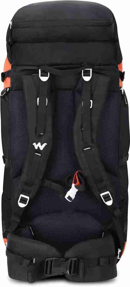 Wildcraft 60 store ltrs black rucksack