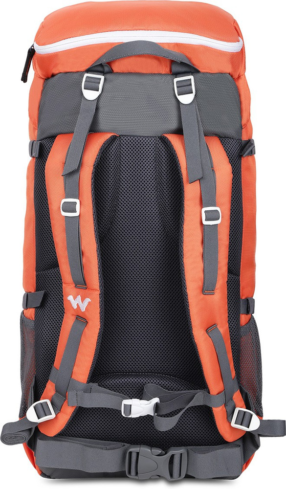 Wildcraft 45 ltrs grey and orange rucksack on sale