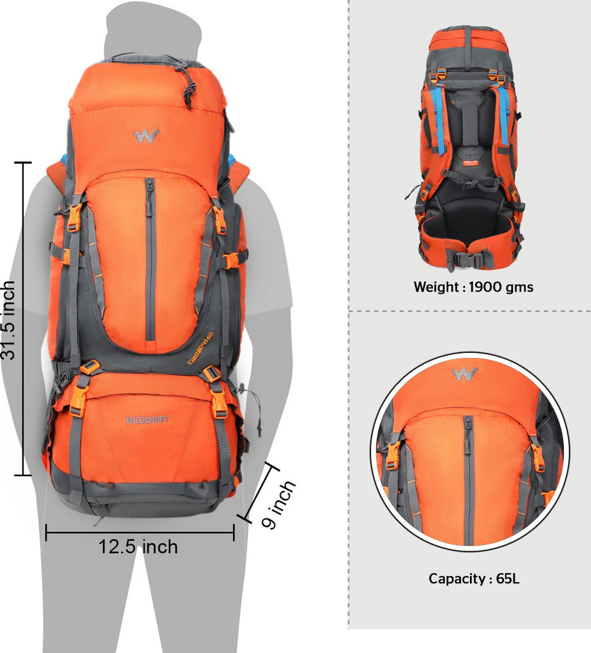 Wildcraft rodhas deals 65 rucksack