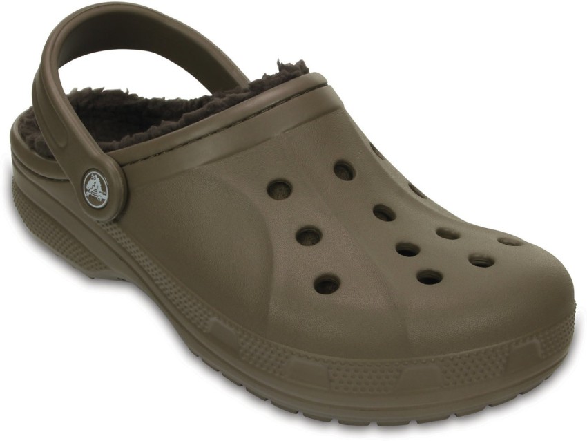 brown winter crocs