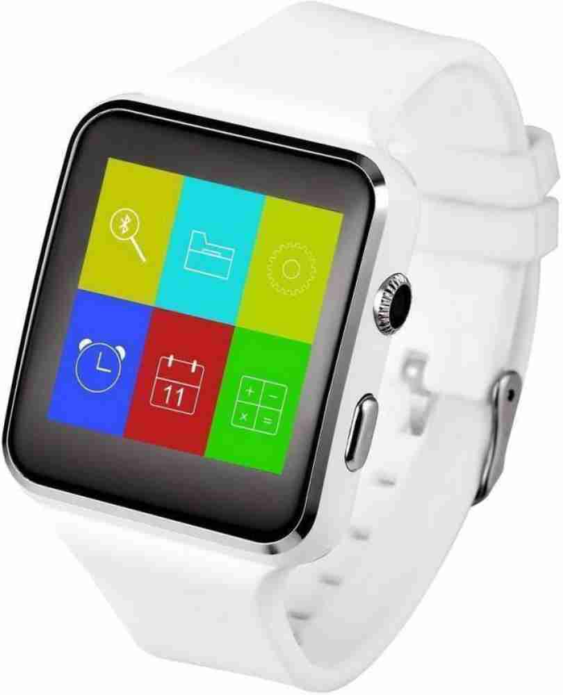 Screen touch watch online white colour