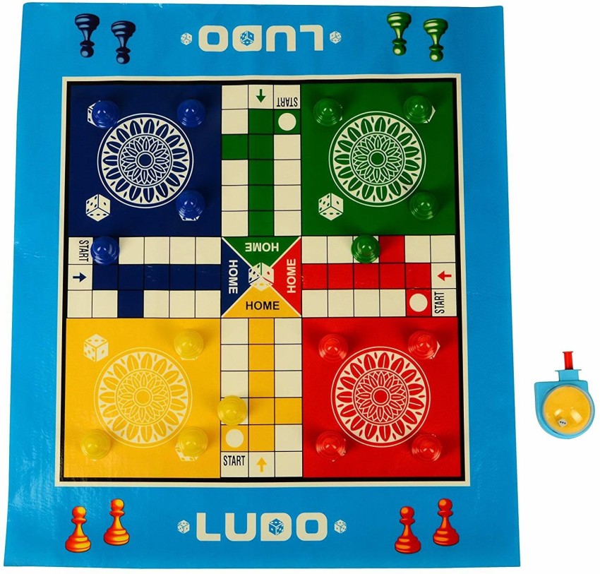 Buy Zhirk Ludo and Snakes & Ladders Big-Premium Multicolour Board