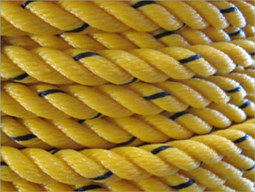 jain Polymore Twisted Cord Rope 16 mm 100 ft Yellow - Buy jain Polymore  Twisted Cord Rope 16 mm 100 ft Yellow Online at Best Prices in India -  Camping & Hiking