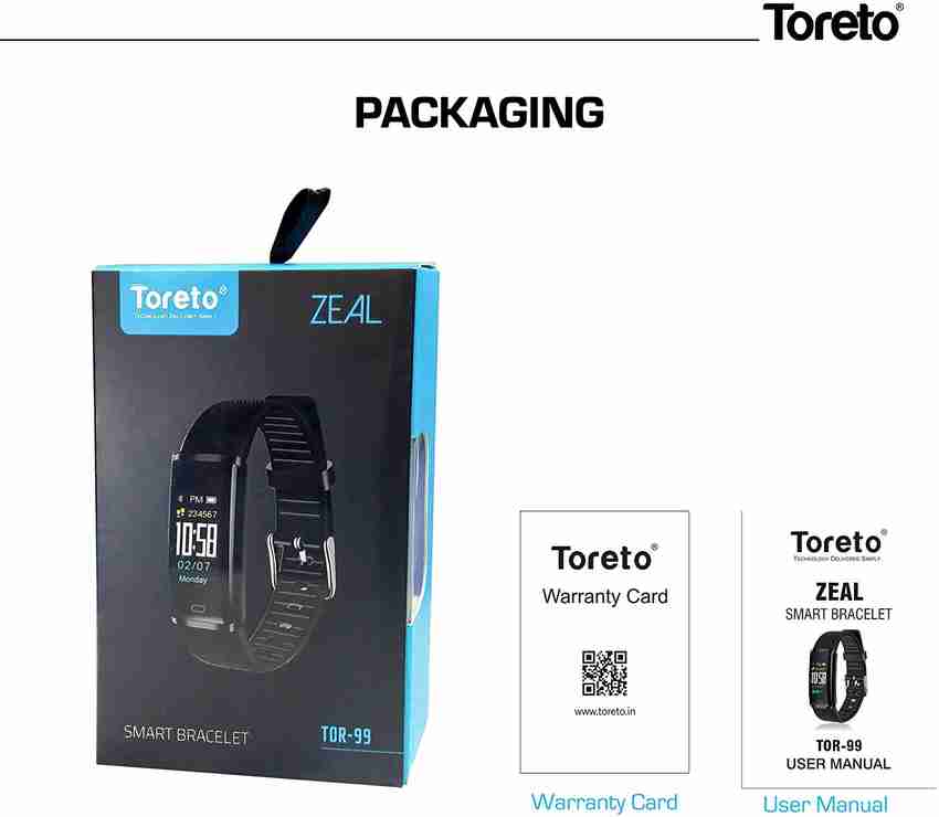 Toreto zeal online smart bracelet