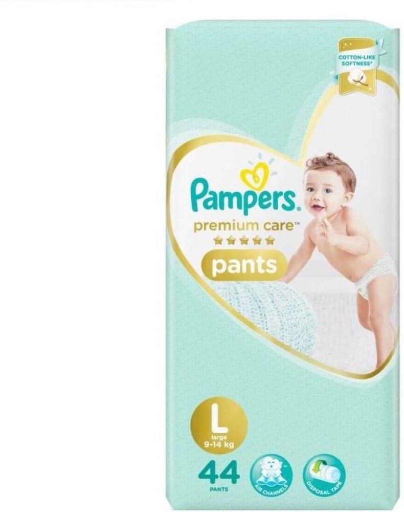 Buy Pampers Premium Care Pants L 914 kg Rs 100 Off Pack Of 30 Online   Flipkart Health SastaSundar