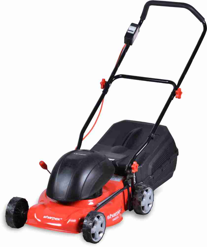 Sharpex Electric Lawn Mower with Grass Catcher (16 inch) AC Adapter Push  Lawn Mower Price in India - Buy Sharpex Electric Lawn Mower with Grass  Catcher (16 inch) AC Adapter Push Lawn