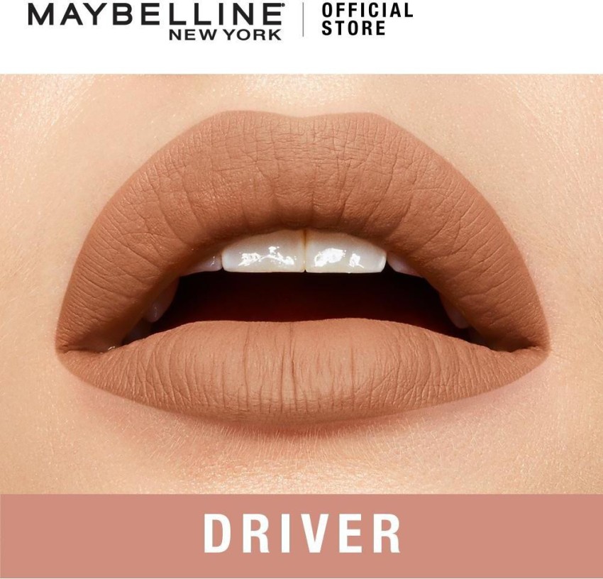 MAYBELLINE NEW YORK NEW SUPER STAY MATTE INK LIPSTICK DRIVER - Price in  India, Buy MAYBELLINE NEW YORK NEW SUPER STAY MATTE INK LIPSTICK DRIVER  Online In India, Reviews, Ratings & Features |