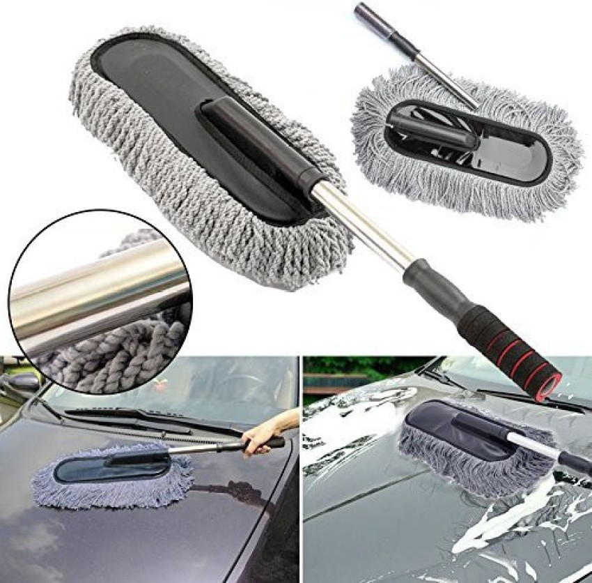 SPIRITUAL HOUSE Car Cleaning Brush Duster Car Wash Dust Wax Mop