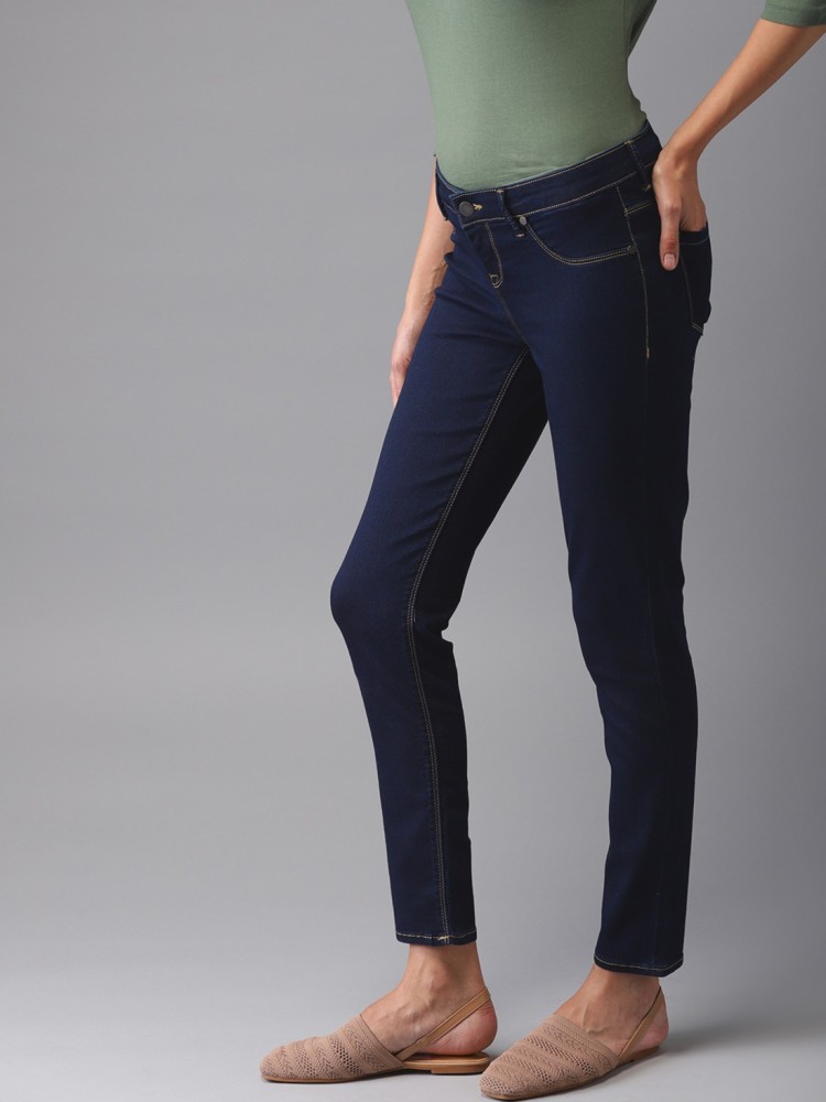 HERE&NOW Blue Jegging Price in India - Buy HERE&NOW Blue Jegging