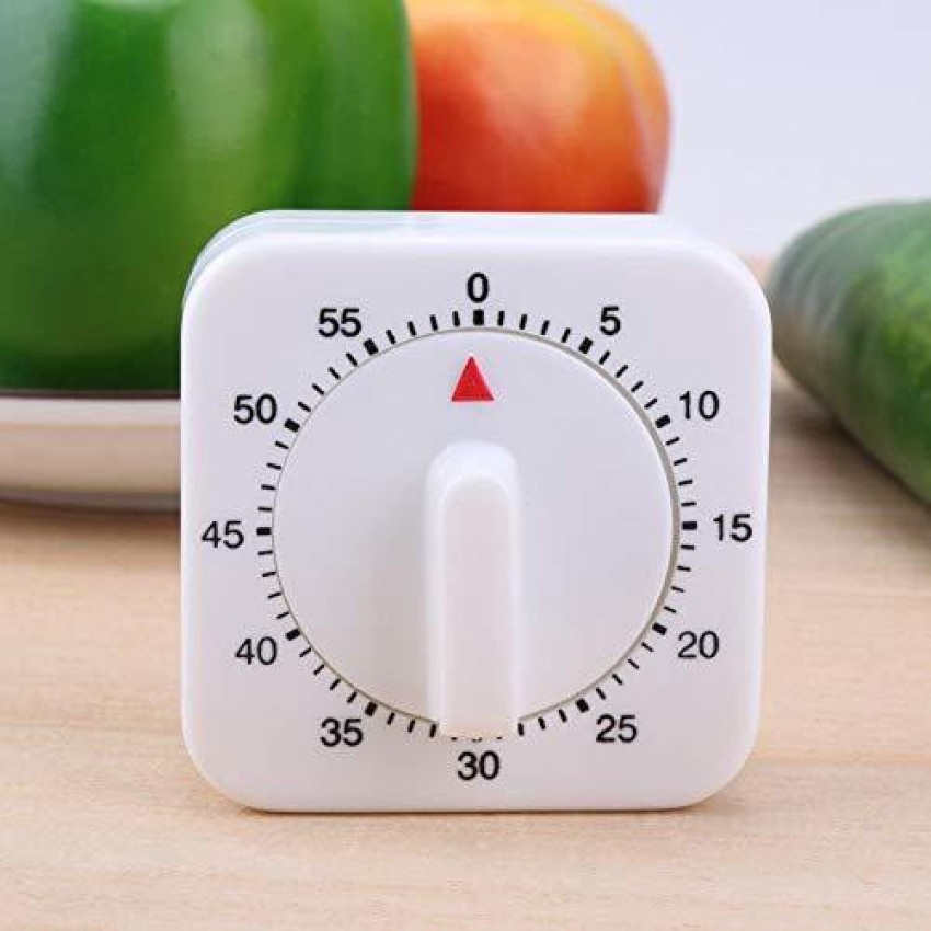 Magnetic Cooking Baking Timer Visual Timer 60 Minutes Mechanical Clock  Reminder