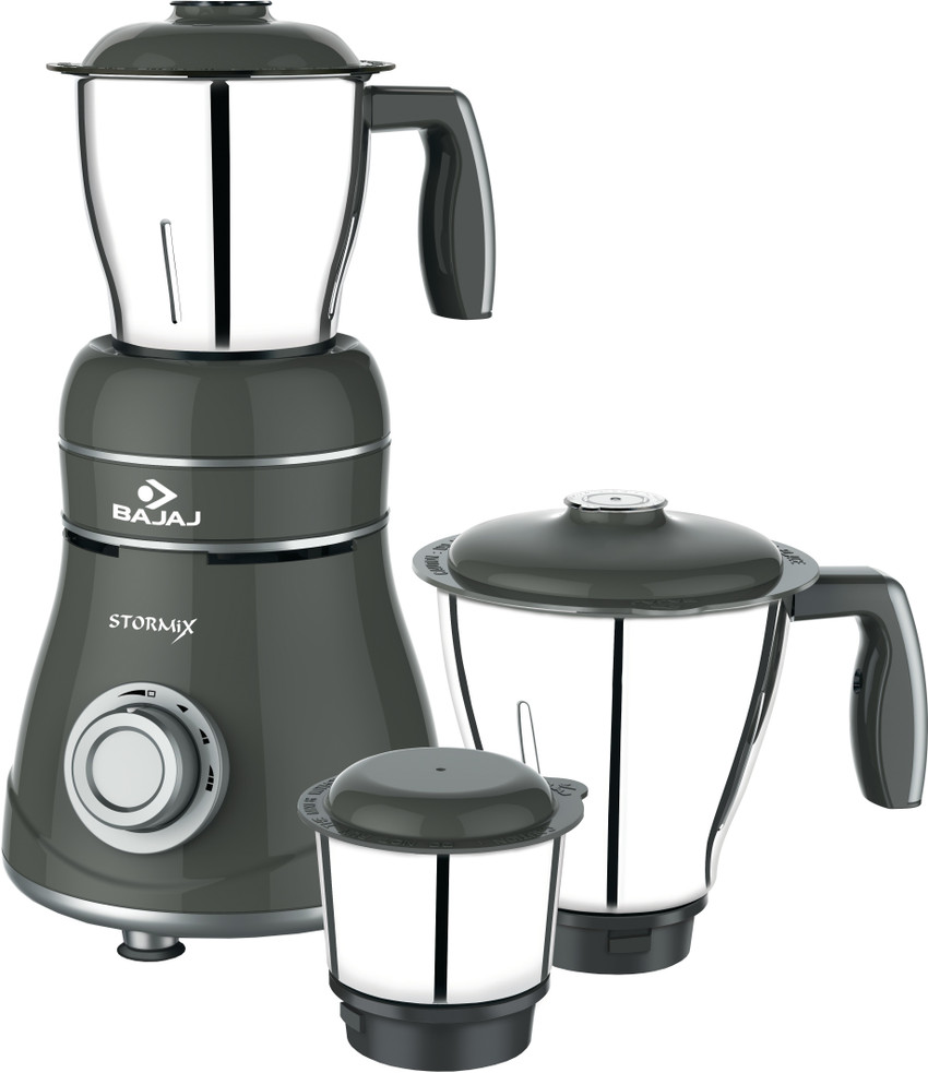 BAJAJ Stormix 750 W Mixer Grinder Price in India Buy BAJAJ Stormix 750 W Mixer Grinder Online at Flipkart
