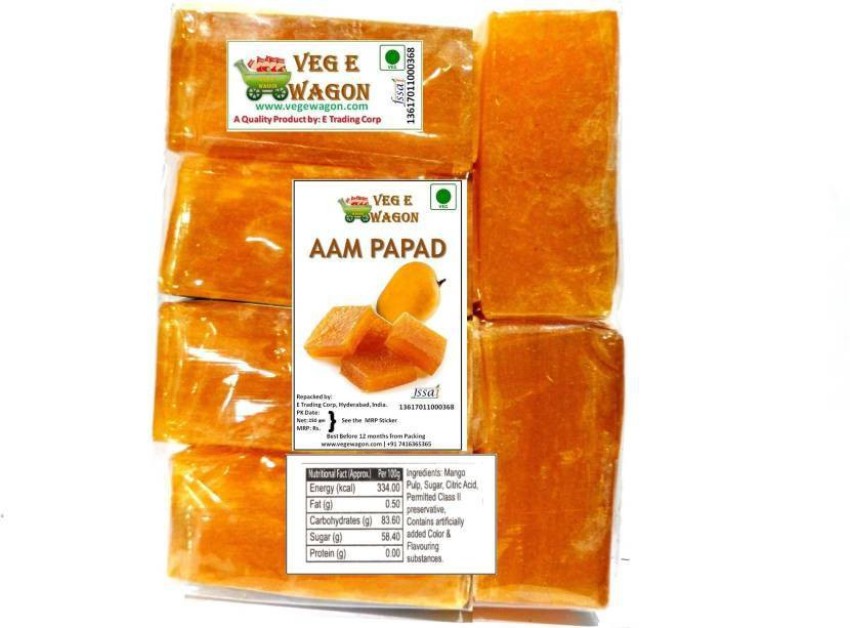 Funtush Mitha Aam Papad Candy Mango Bites Jelly Cubes