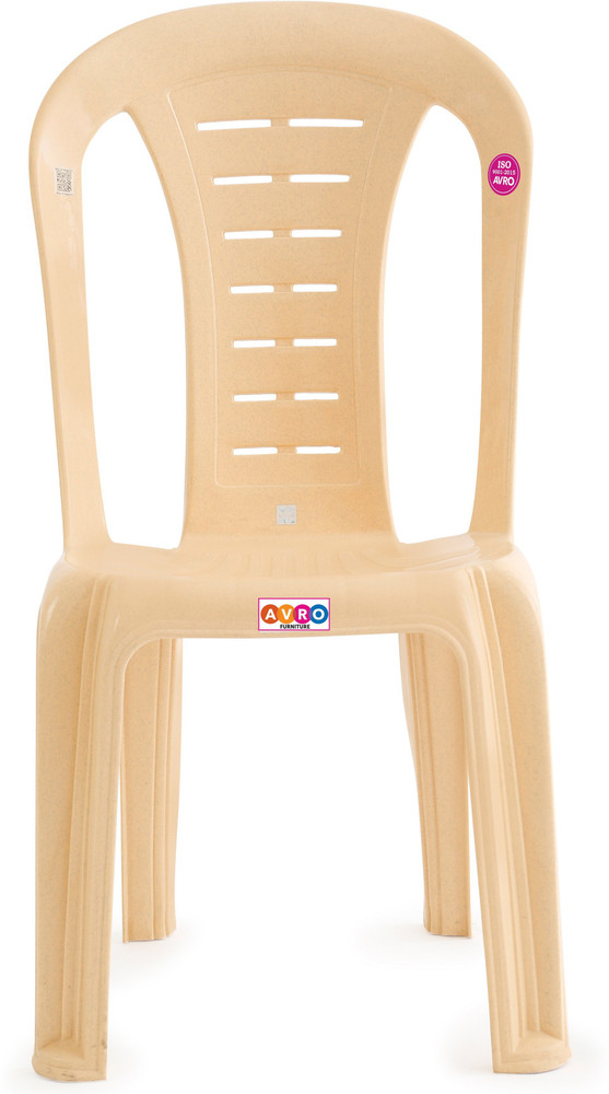 AVRO furniture 1103 MATT AND GLOSS ARMLESS CHAIR PACK OF 4
