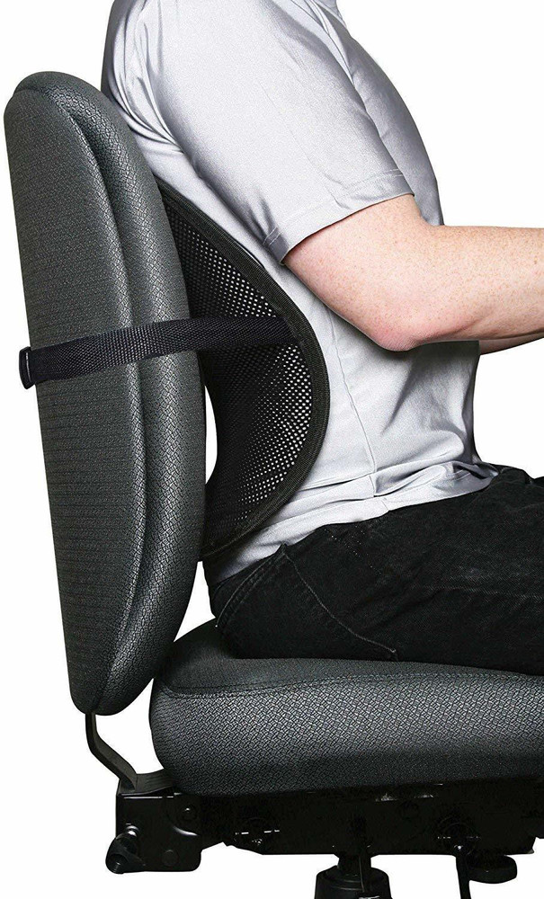Office chair massage back lumbar support on sale